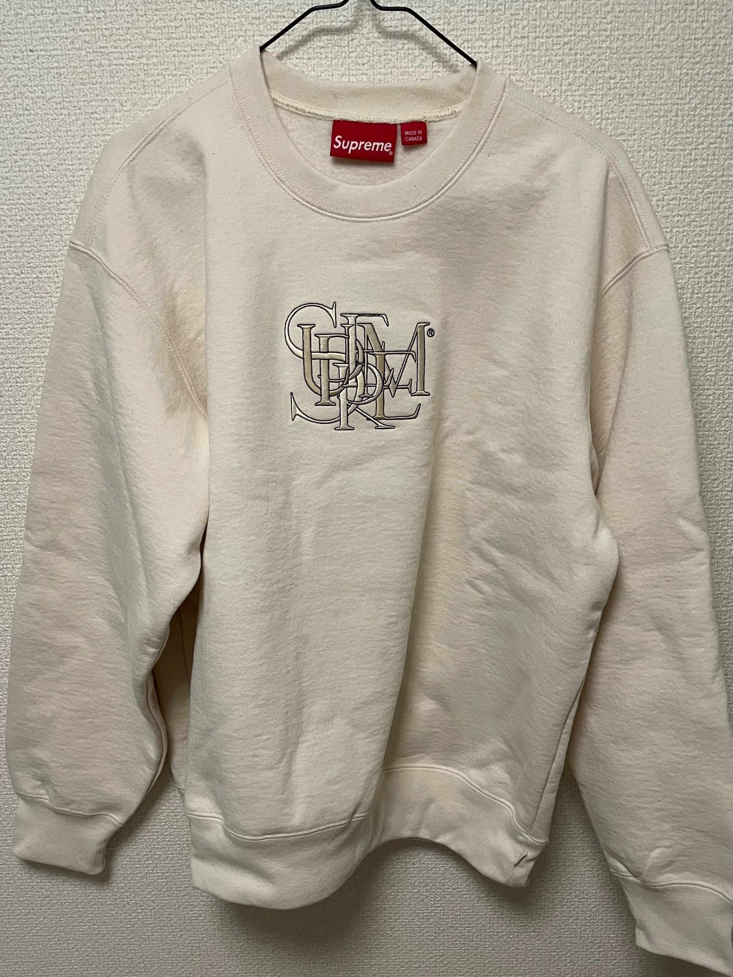 Supreme Overlap Crewneck "Natural"