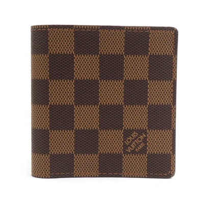 ルイ ヴィトン LOUIS VUITTON 札入れ ダミエ ポルトビエ 6カルトクレディ ダミエキャンバス エベヌ メンズ N61666【中古】 r10808j