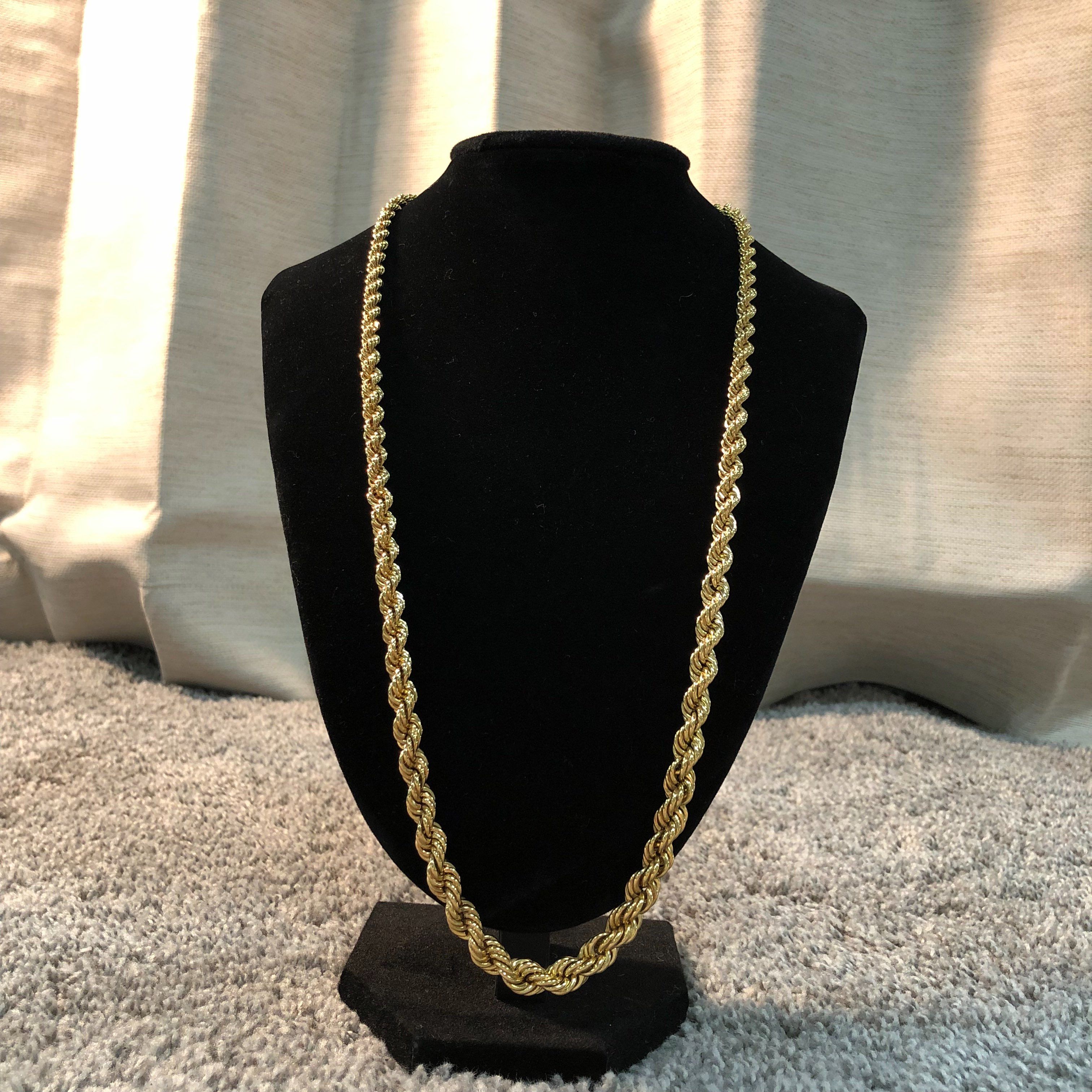 Dior Twist Chain Necklace "Gold"