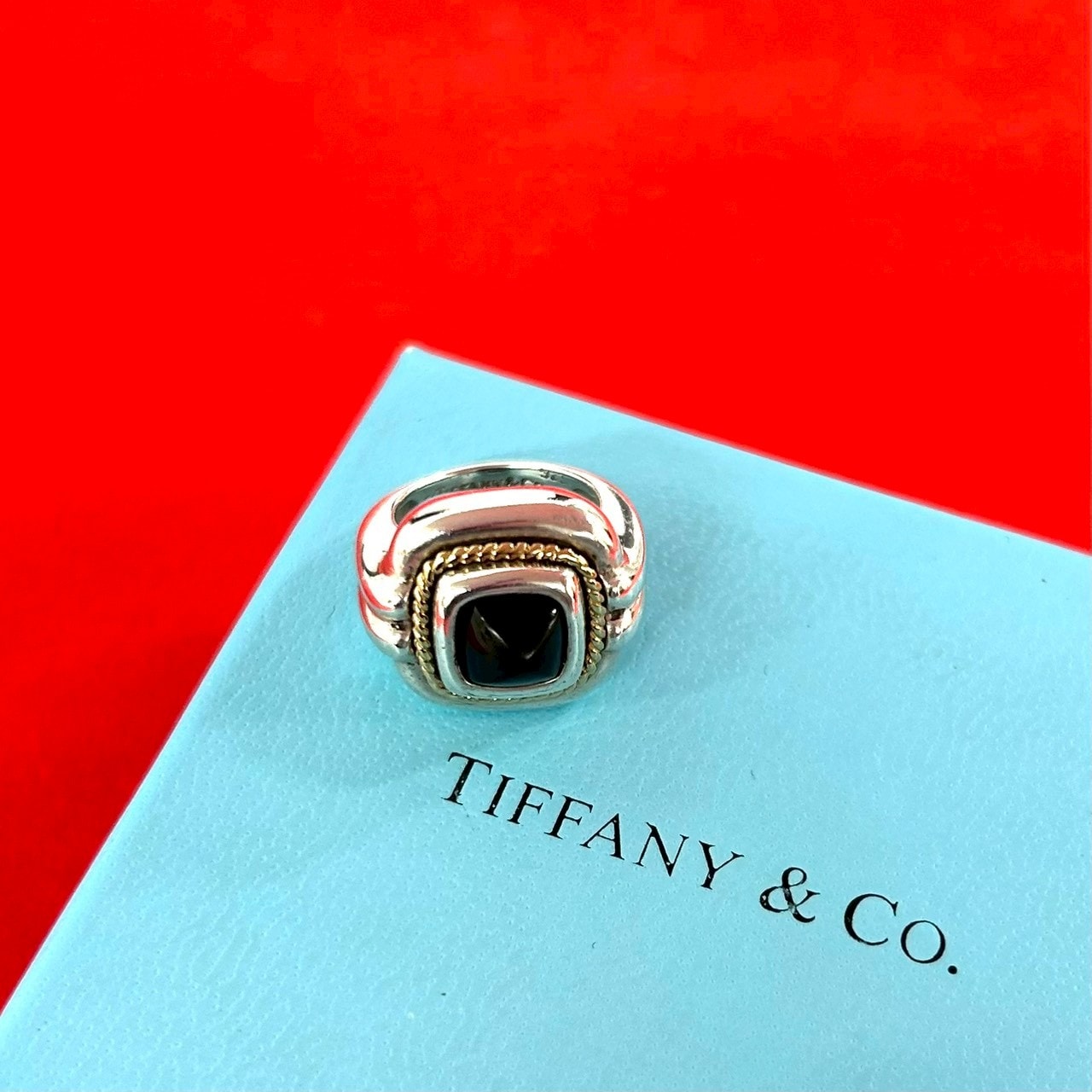 B (目立った傷や汚れなし)】TIFFANY&Co. ティファニー シルバー925 K18