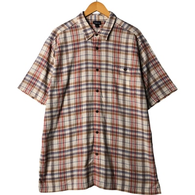古着 パタゴニア Patagonia A/C シャツ 52921SP23 楊柳クレープ 半袖 コットン チェックシャツ ボックスシャツ メンズXXL相当/eaa567294