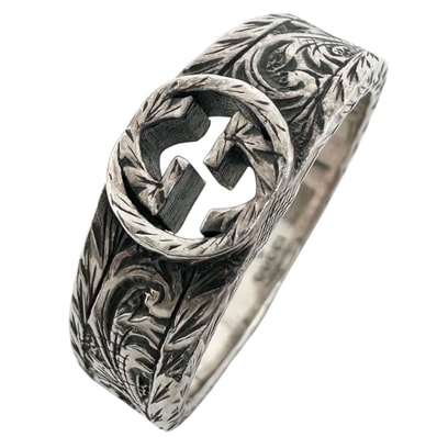 グッチインターロッキングG リング・指輪 メンズ