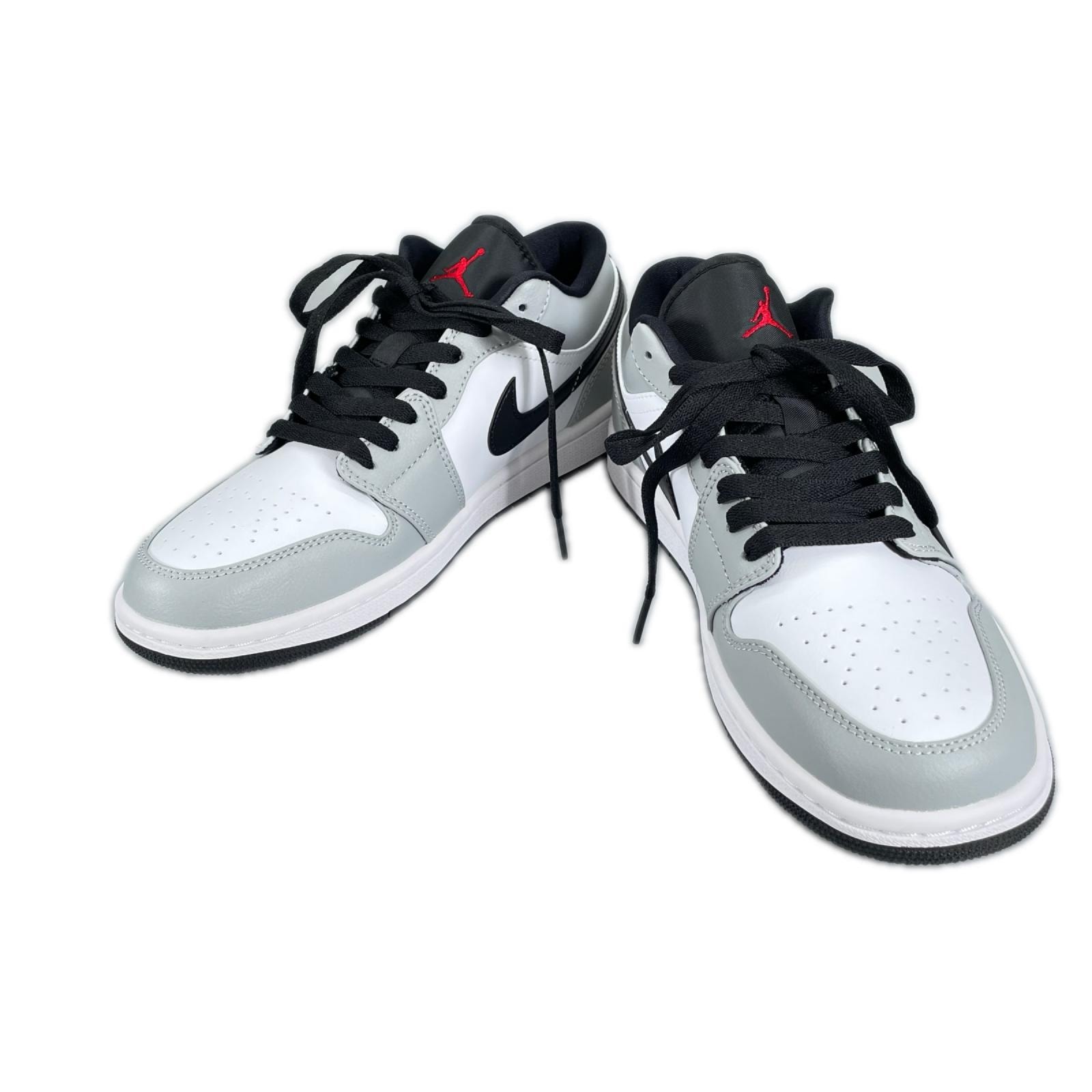未使用品 NIKE ナイキ エアジョーダン1ロー 553558-030-275-A スニーカー レザー/ラバー グレー メンズ 27.5 43 9.5 ”ライトスモークグレー”【古着】【中古】