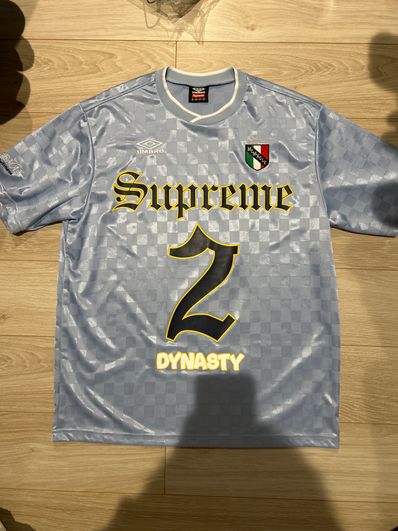 Supreme / Umbro Soccer Jersey "Light Blue"