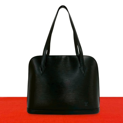 LOUIS VUITTON ルイヴィトン リュサック エピ レザー トートバッグ ブラック
93885