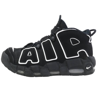 NIKE ナイキ スニーカー 414962-002 AIR MORE UPTEMPO エア モアアップテンポ モアテン スニーカー ブラック系 ホワイト系 27cm【中古】