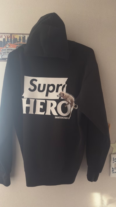 Supreme / ANTIHERO Hooded Sweatshirt "Black"