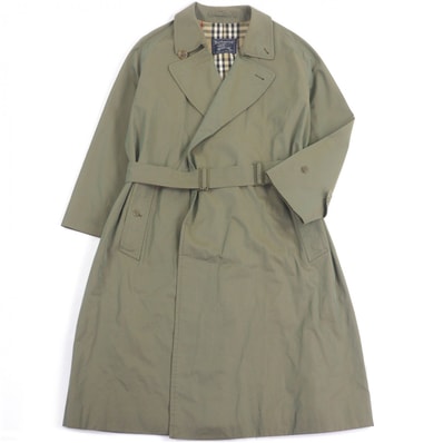 良品 バーバリー トレンチコート 玉虫色 メンズ