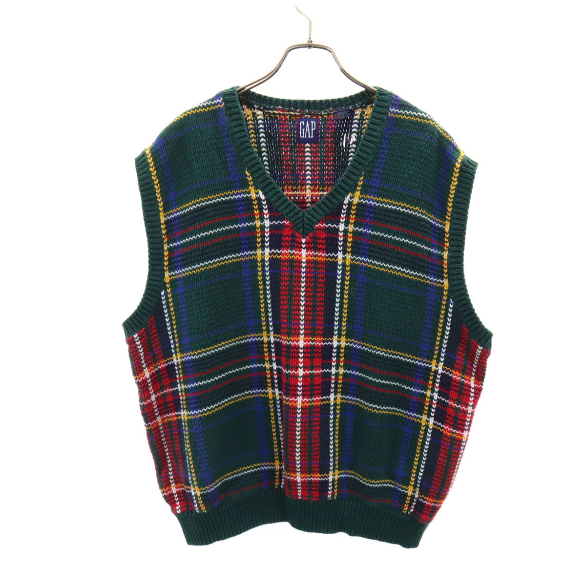 GAP ギャップ 90s 紺タグ オールド ベスト M グリーン