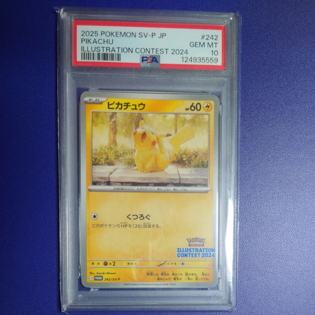 ピカチュウ [SV-P 242](プロモカードパック「イラストレーションコンテスト 2024 受賞作品プロモカード化記念キャンペーン」)