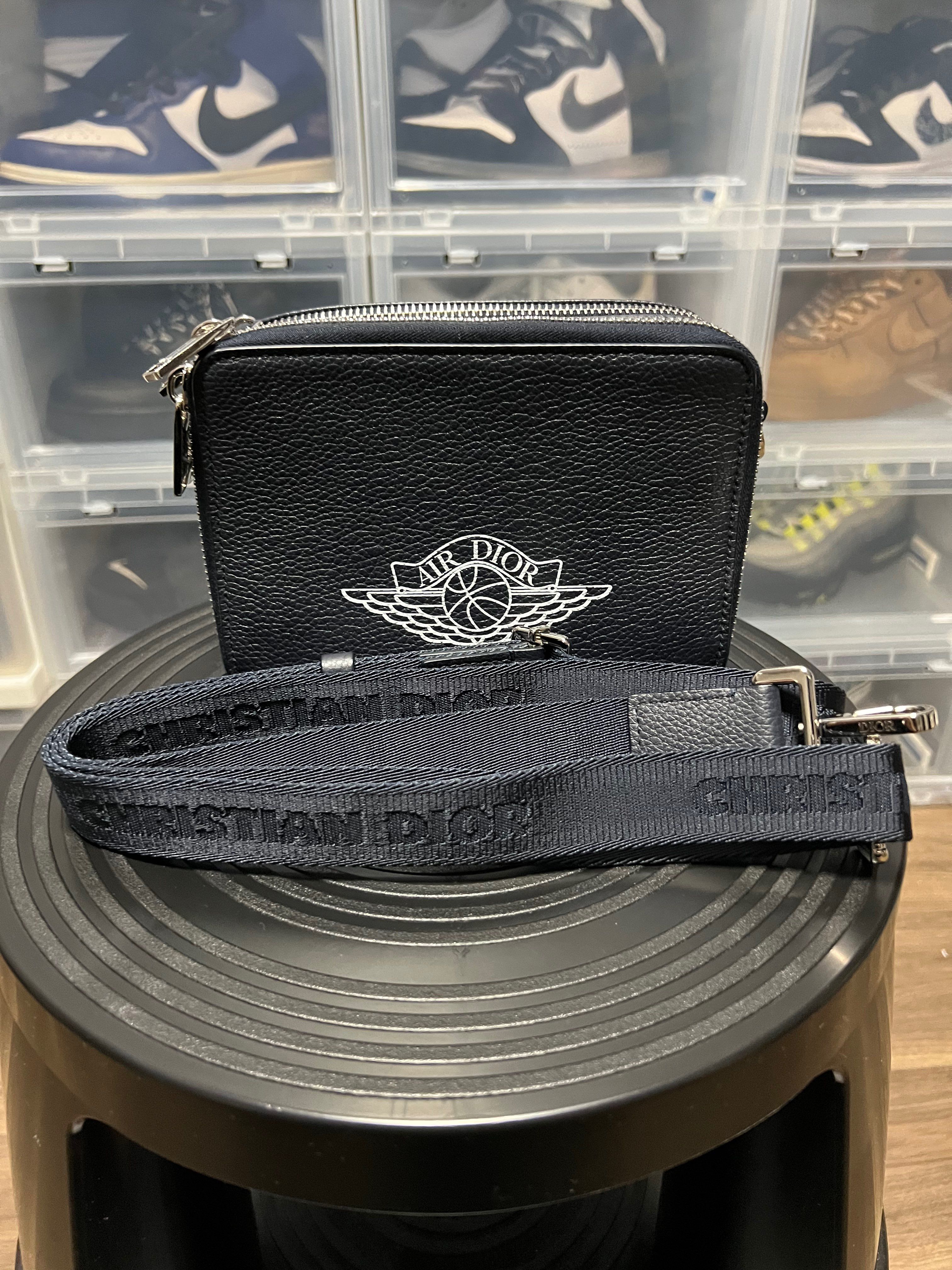Dior x Air Jordan Wings Messenger Bag "Navy"
