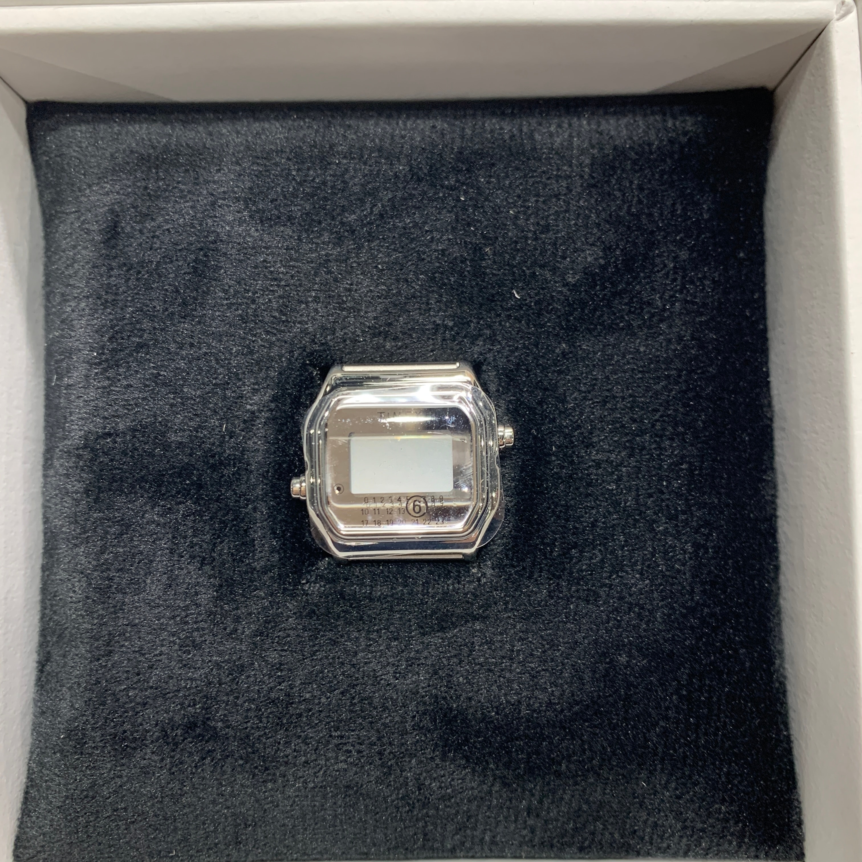 TIMEX x MM6 Maison Margiela T80 Ring Watch "Silver"