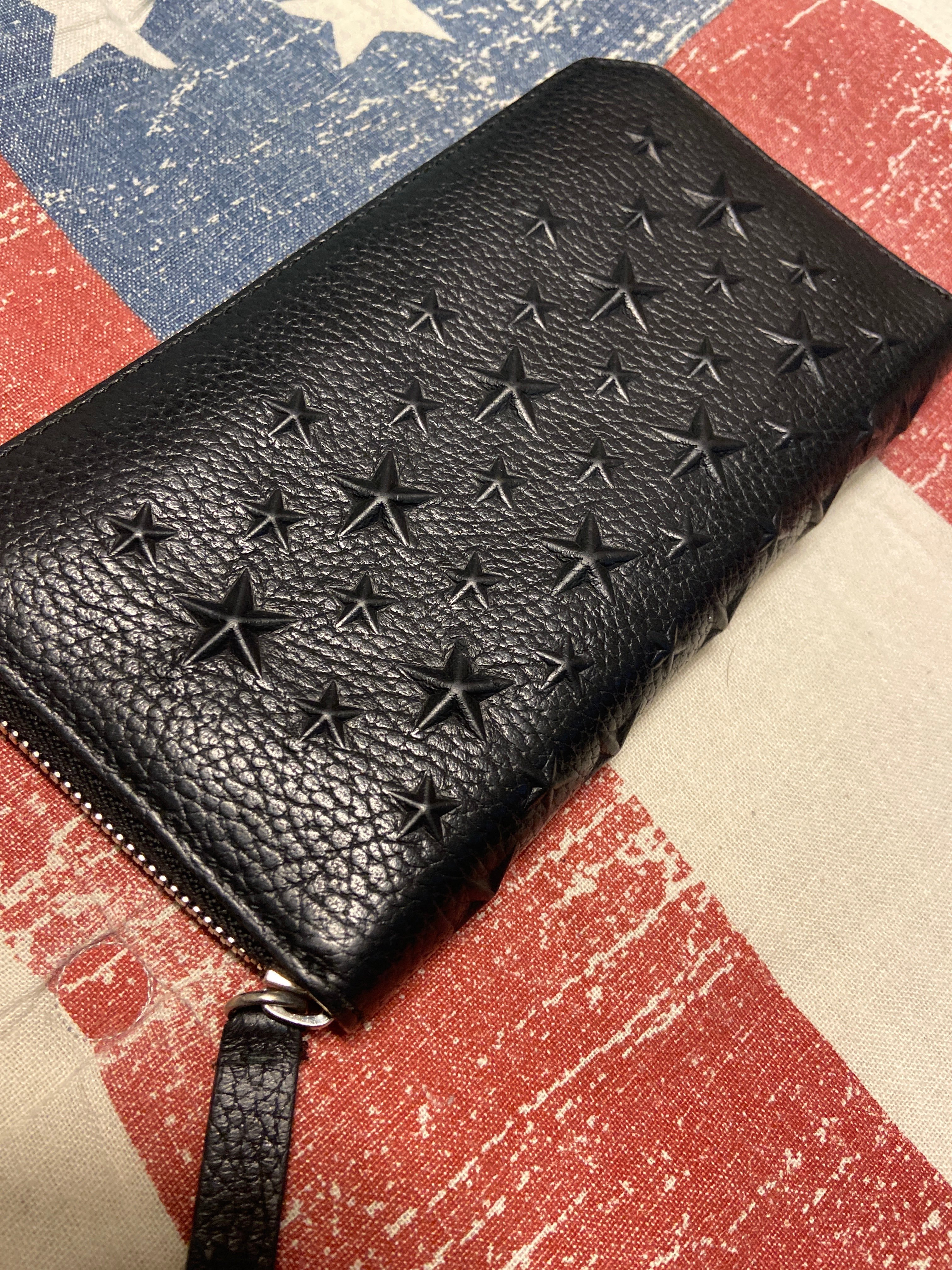 ジミーチュウ#Jimmy Choo#スターエンボス#長財布#ウォレット
