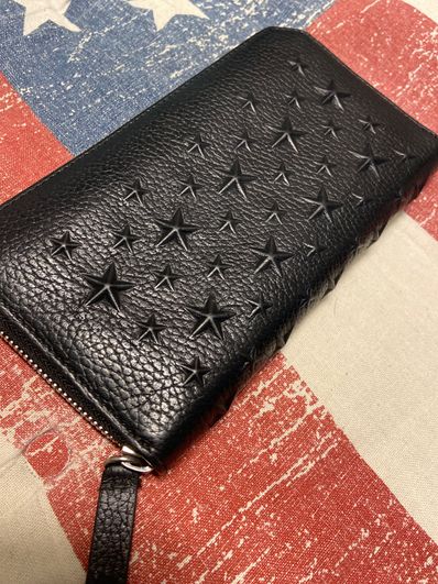 ジミーチュウ#Jimmy Choo#スターエンボス#長財布#ウォレット