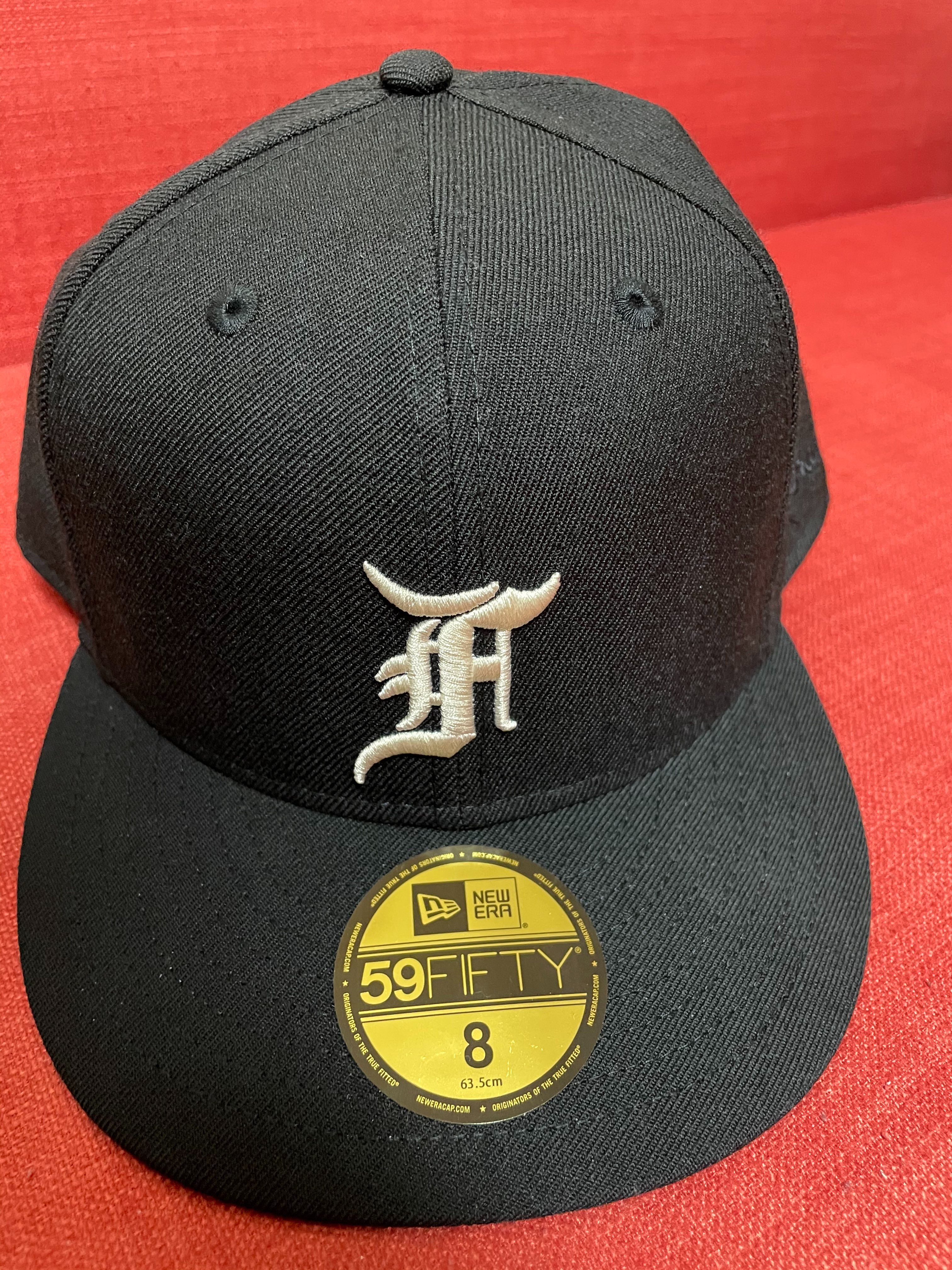 NEW ERA FEAR OF GOD ESSENTIALS 59FIFTY F LOGO Under Visor "Black"