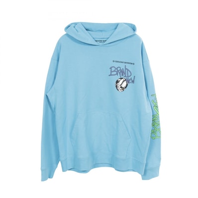 Chrome Hearts Matty Boy Brain New Print Pullover Hoodie "Light Blue"