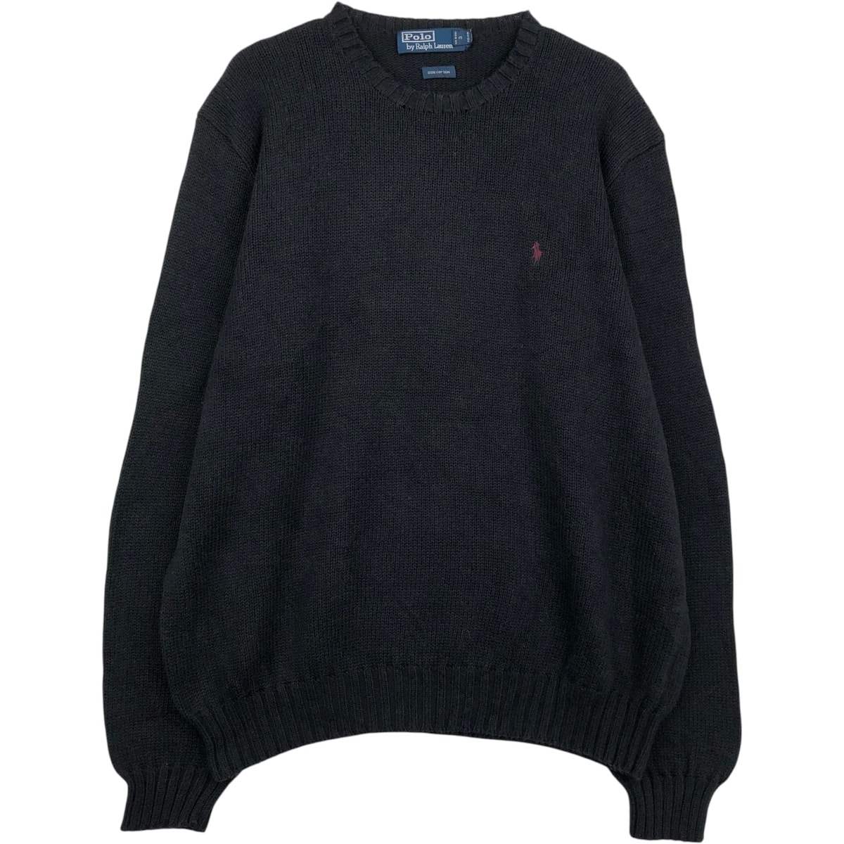 古着 ラルフローレン Ralph Lauren POLO by Ralph Lauren コットンニットセーター メンズL相当/eaa643246