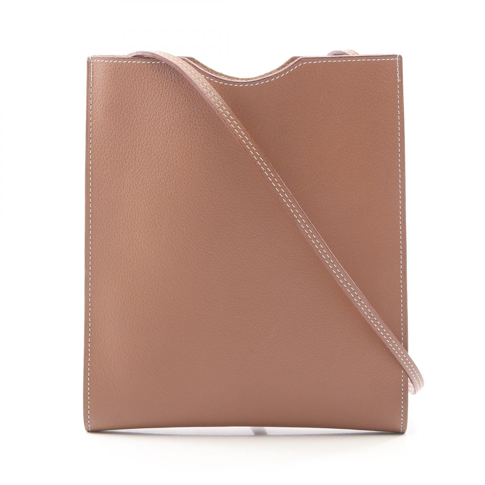 エルメス HERMES オニメトゥ ゴールド ショルダーバッグ バッグ エヴァーカーフ ゴールド レディース ゴールド系 【中古】
