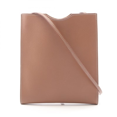 エルメス HERMES オニメトゥ ゴールド ショルダーバッグ バッグ エヴァーカーフ ゴールド レディース ゴールド系 【中古】