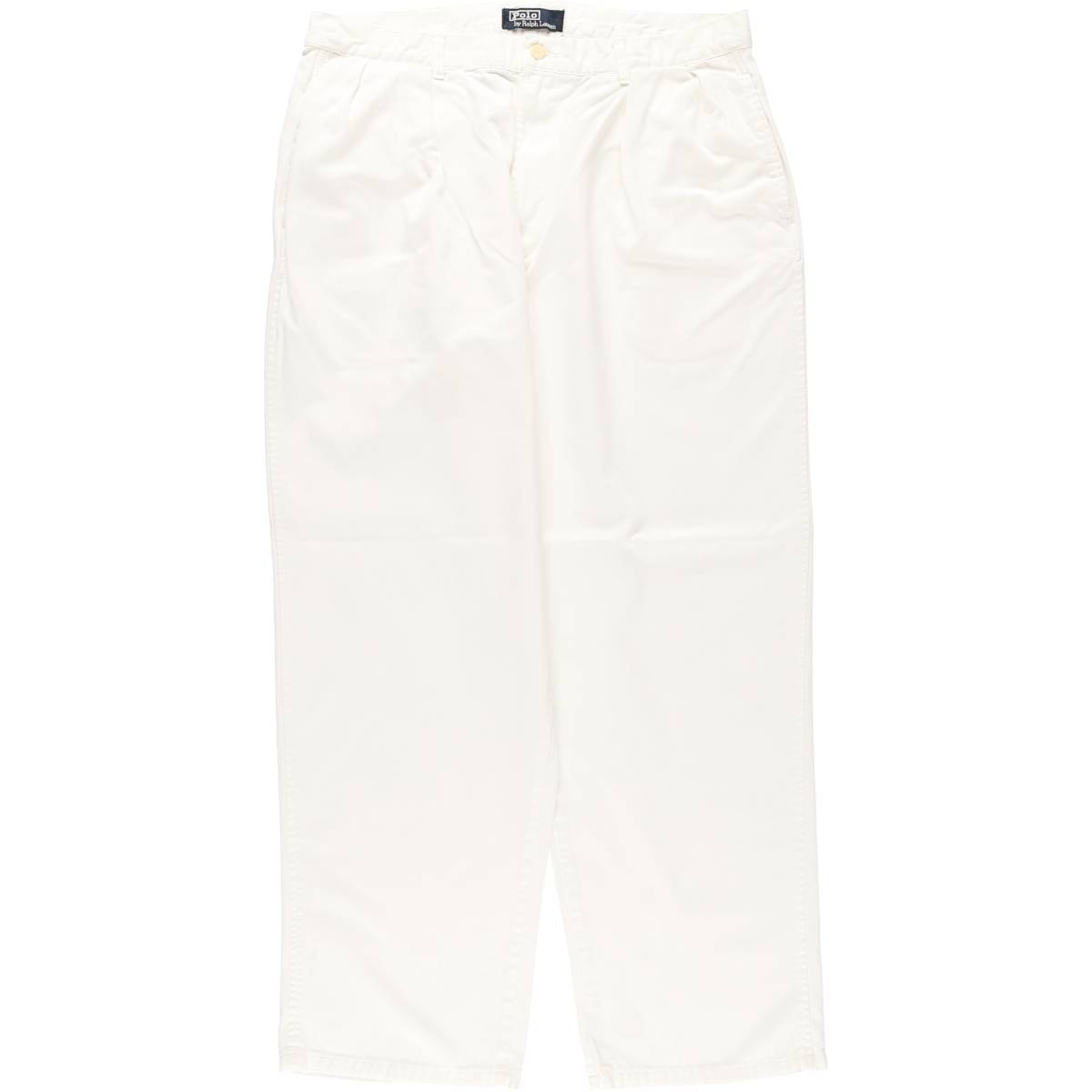 古着 ラルフローレン Ralph Lauren POLO by Ralph Lauren ツータック チノパンツ メンズw35相当/eaa617411