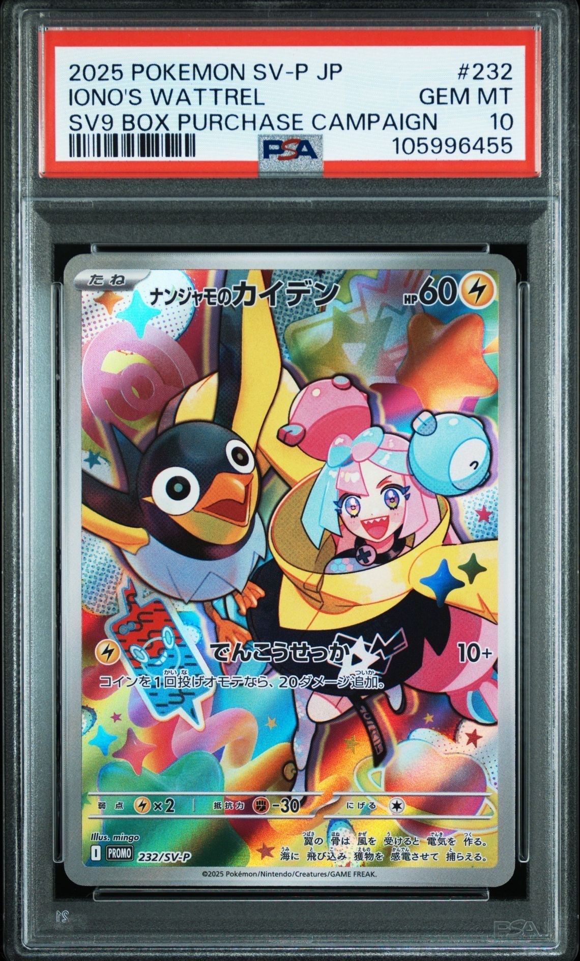 ナンジャモのカイデン P [SV-P 232](プロモーションカード「拡張パック バトルパートナーズ Box購入キャンペーン」)