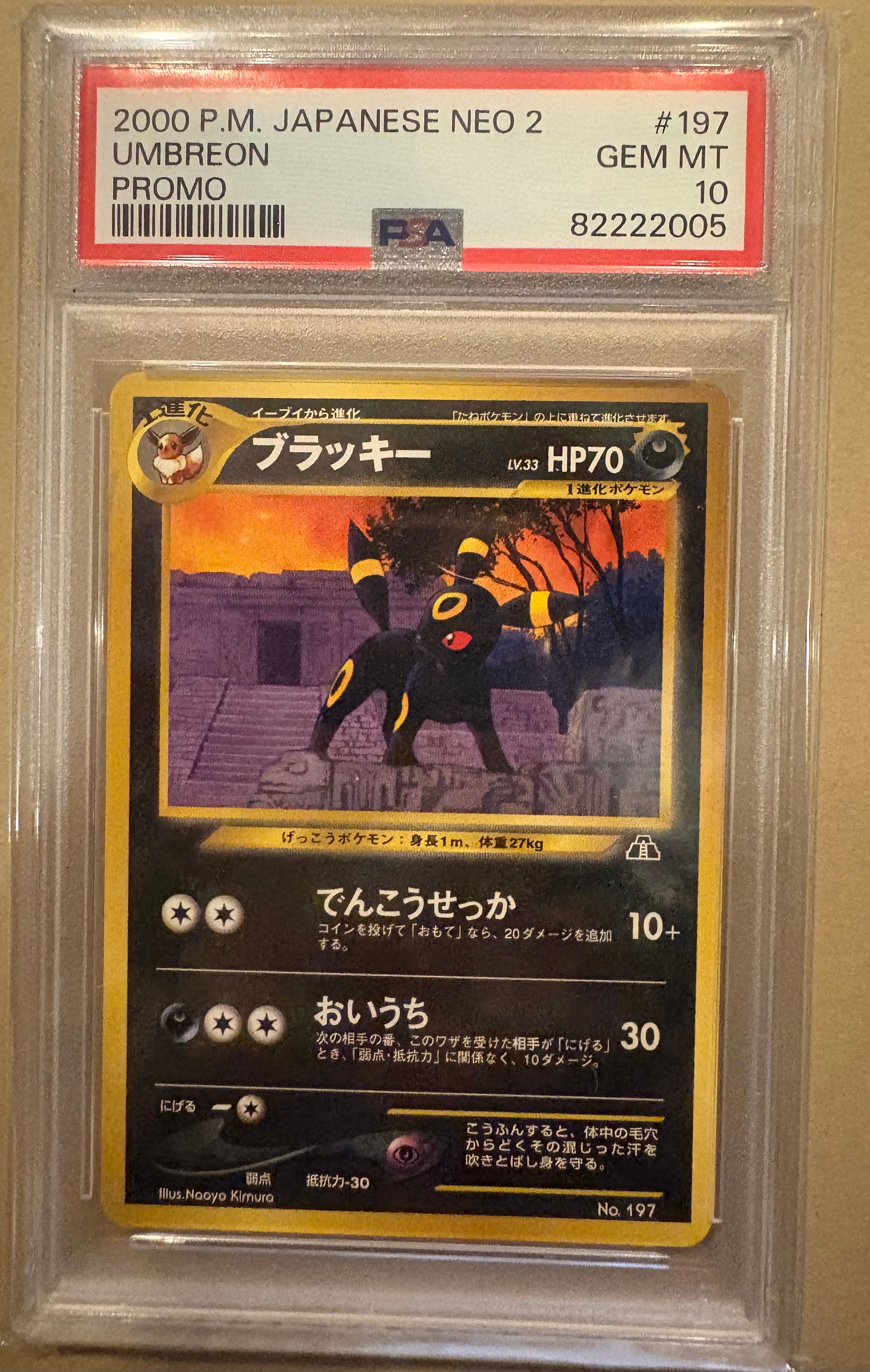 PSA8以下】ブラッキープレミアムファイル2: 旧裏[neoP2 No.197