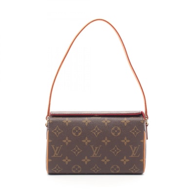 ルイ・ヴィトン LOUIS VUITTON レシタル モノグラム ハンドバッグ バッグ PVCコーティングキャンバス レザー モノグラム レディース ブラウン系 M51900 【中古】