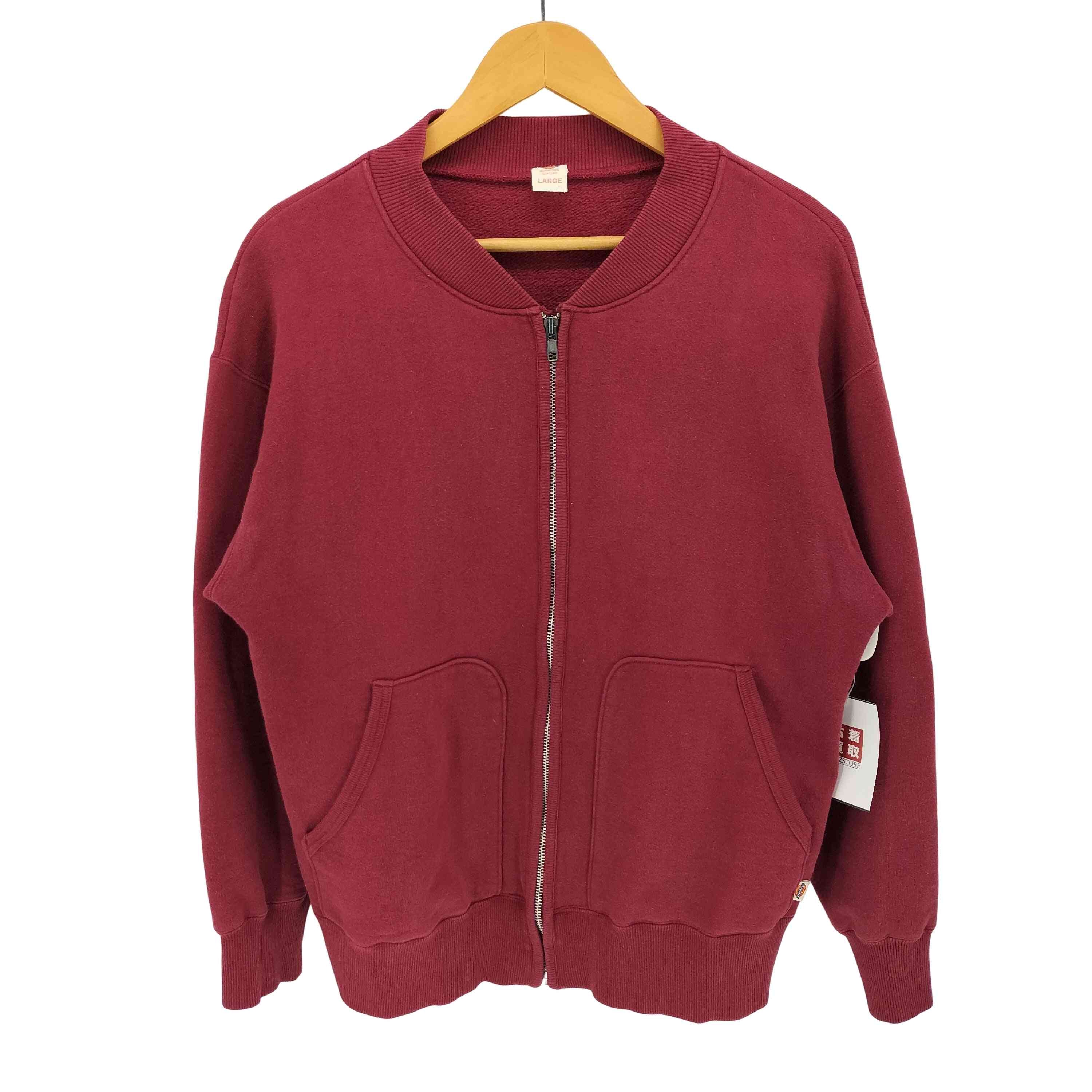 ジップアップ スウェット カーディガン ブルゾン【1142481310748】