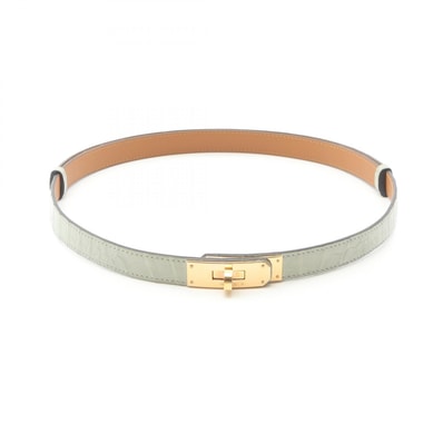 エルメス HERMES ケリーベルト ベルト 衣料品 アリゲーターマット アリゲーターマット B刻印(2023年製造) レディース グリーン系 【中古】
