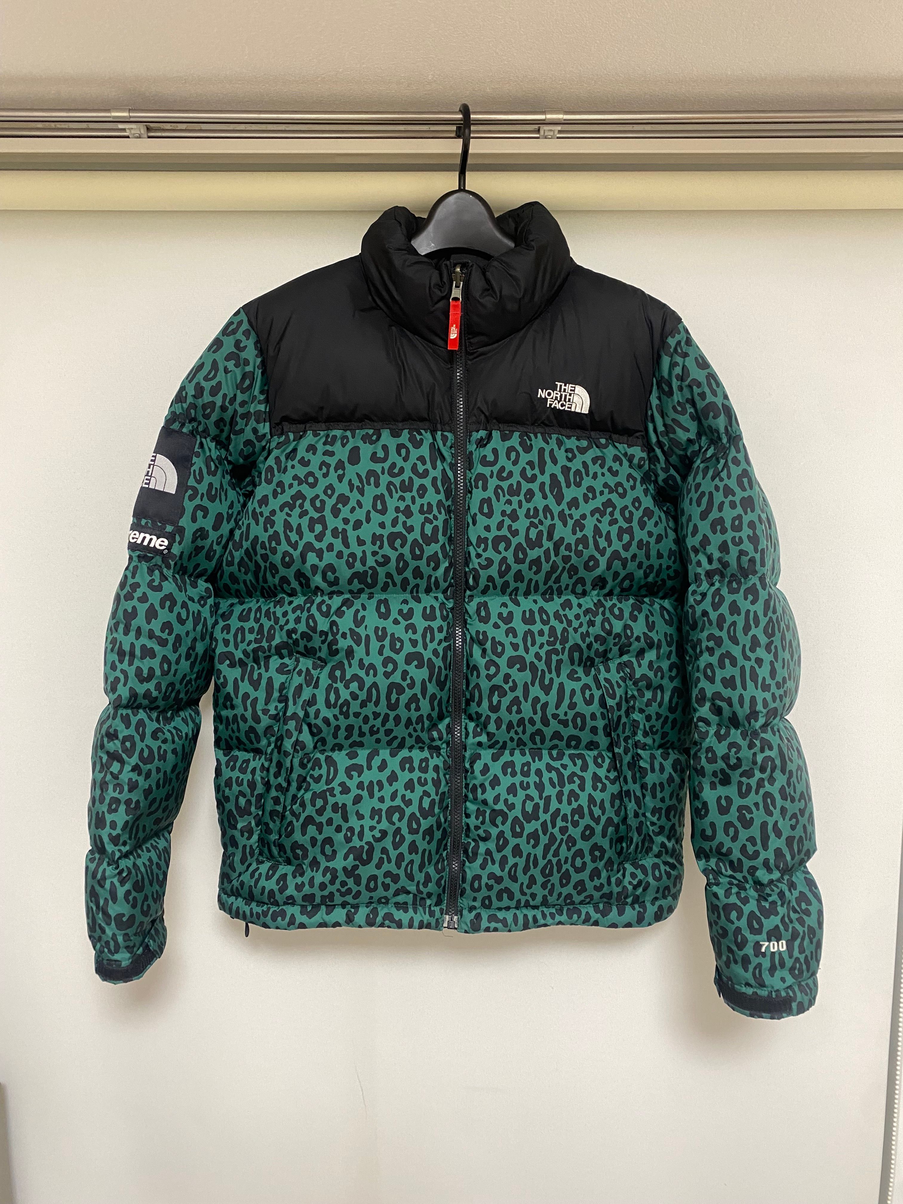 Supreme The North Face Nuptse Down Jacket "Green Leopard"