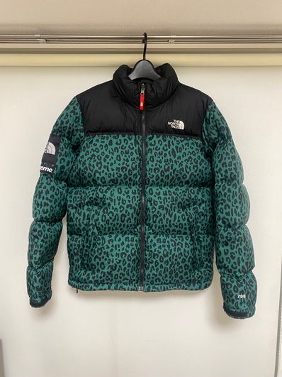 Supreme The North Face Nuptse Down Jacket "Green Leopard"