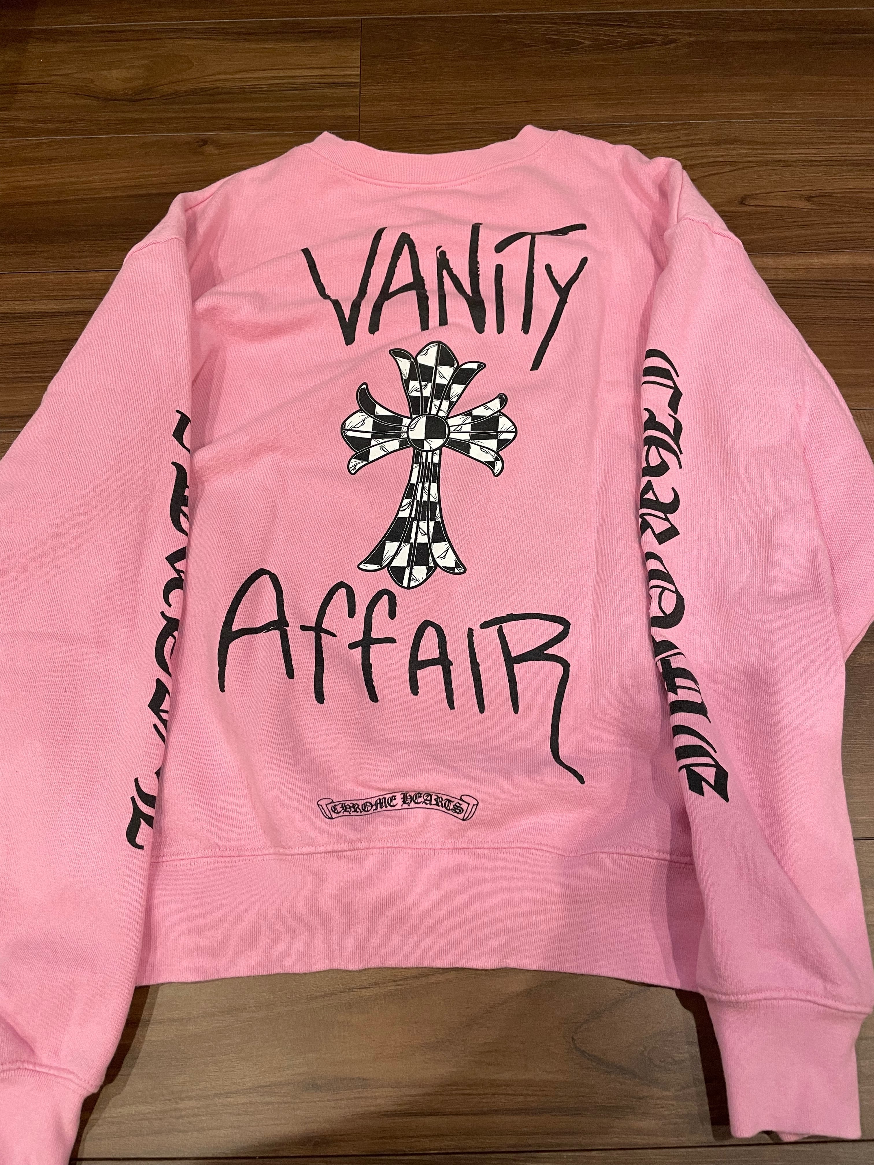Chrome Hearts Matty Boy Vanity Affair Crewneck Sweatshirt "Pink"