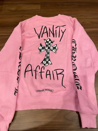 Chrome Hearts Matty Boy Vanity Affair Crewneck Sweatshirt "Pink"