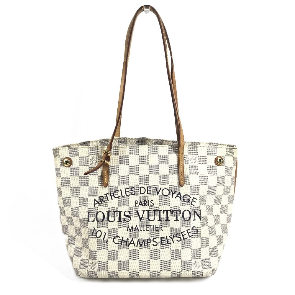 ルイヴィトン LOUIS VUITTON カバPM カバ PM N41376 ダミエアズール 肩掛け カバン トートバッグ ショルダーバッグ ダミエアズールキャンバス ホワイト