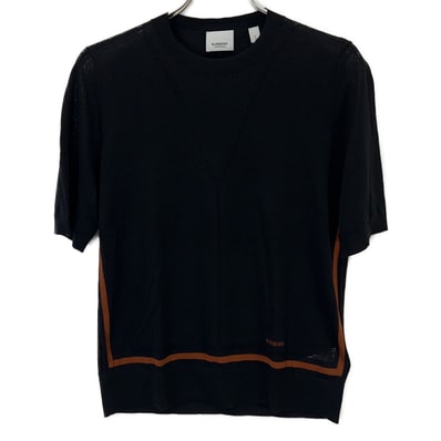 バーバリー 8036186 ブラック カシミヤ×シルク ニット S