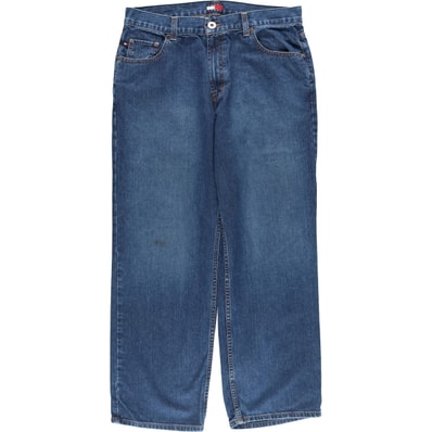 古着 90年代~ トミーヒルフィガー TOMMY HILFIGER JEANS テーパードデニムパンツ メンズw34相当 ヴィンテージ/eaa530324