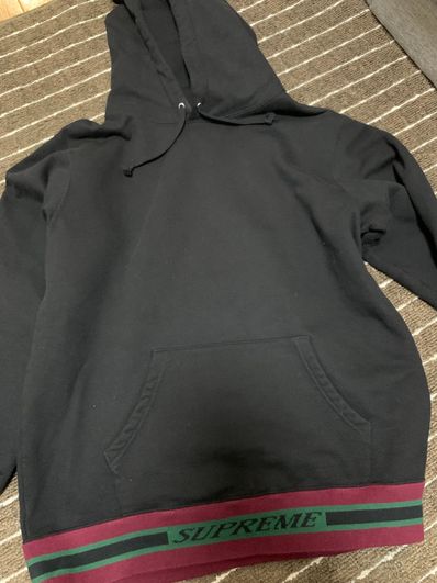 Supreme AOI Icons Hooded Sweatshirt "Black"