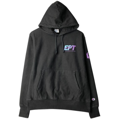 古着 チャンピオン Champion REVERSE WEAVE リバースウィーブ EPT アドバタイジング スウェットプルオーバーパーカー メンズM相当/eaa596679