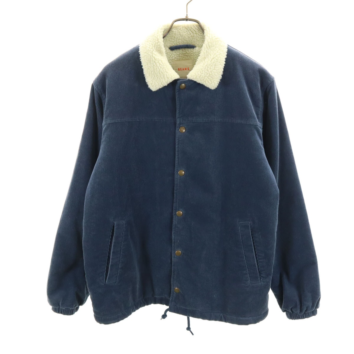BEAMS ビームス コーデュロイジャケット S ネイビー 裏ボア 中綿