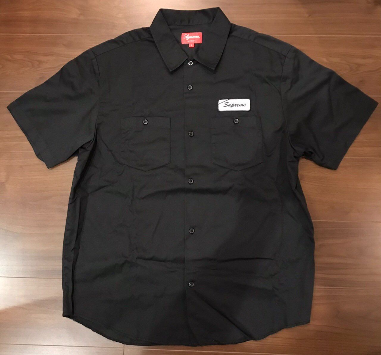Supreme Dog S/S Work Shirt "Black"