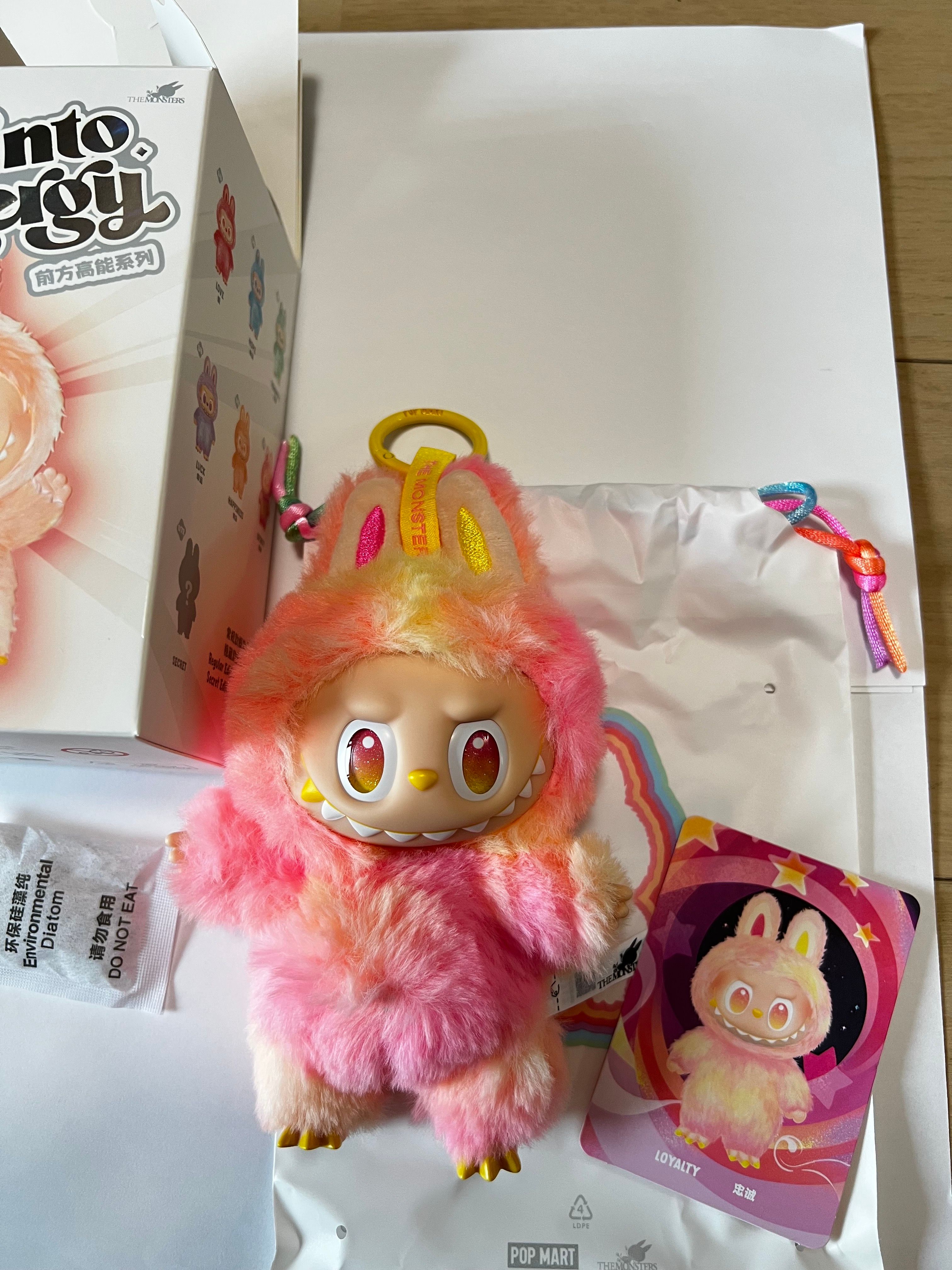 POP MART THE MONSTERS (LABUBU) Big into Energy Series Plush Pendant LOYALTY