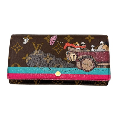 ルイヴィトン LOUIS VUITTON 長財布 モノグラム ポルトフォイユサラ 2015クリスマス限定 ロングウォレット 二つ折り M61359 ブラウン