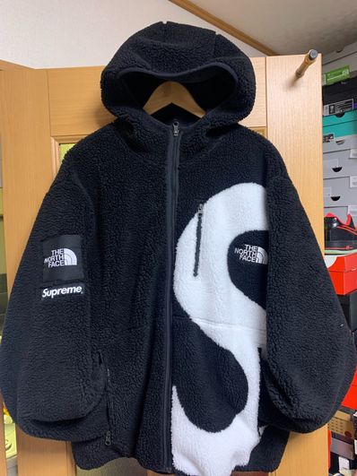 Supreme x The North Face S Logo Hooded Fleece Jacket "Black"