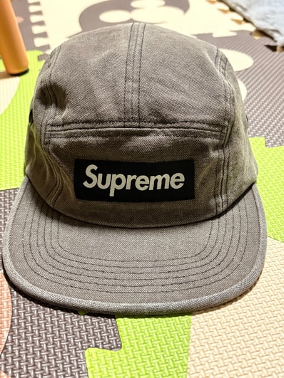Supreme Denim Camp Cap "Washed Black"