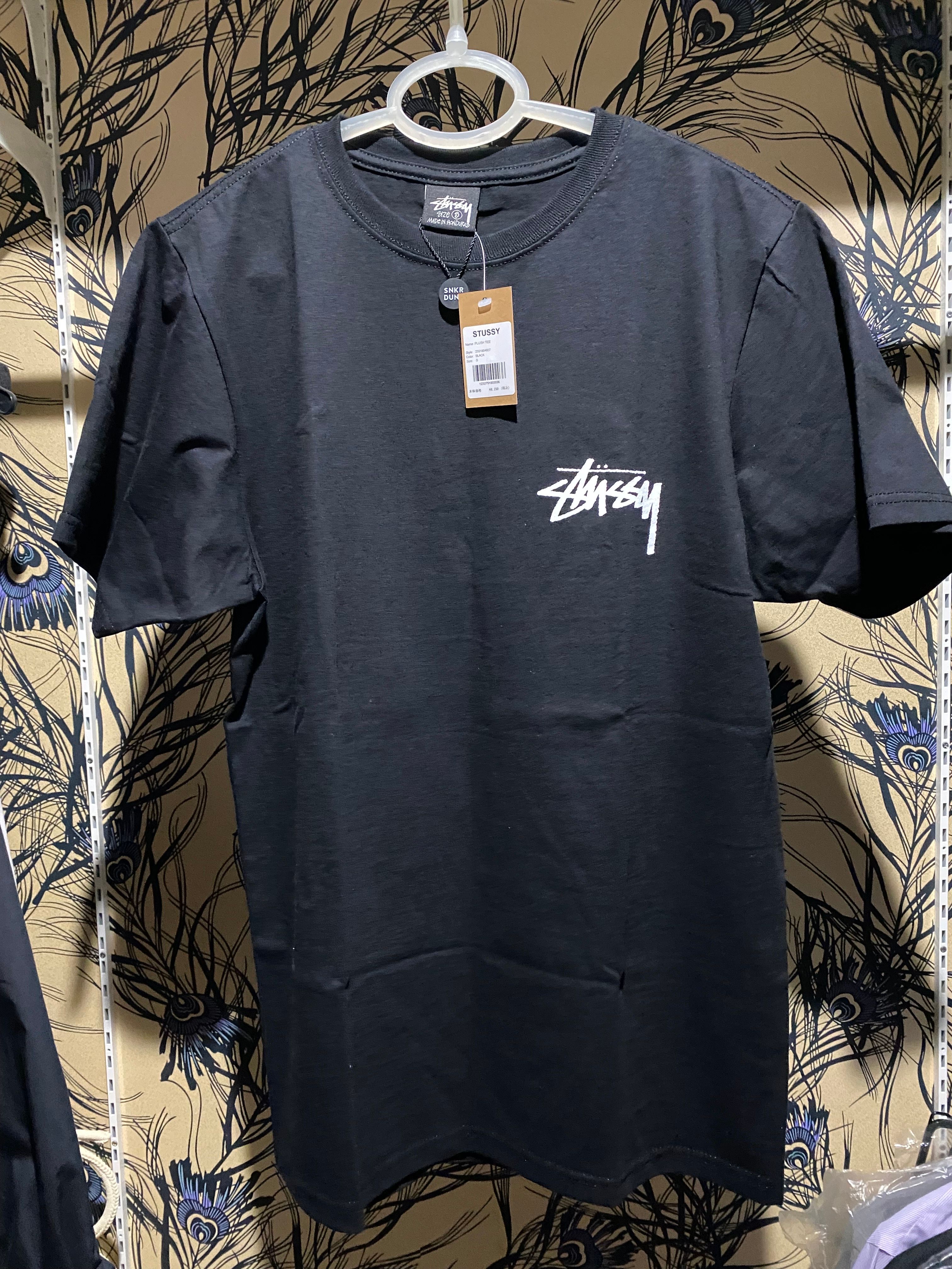 Stussy Plush Tee "Black"