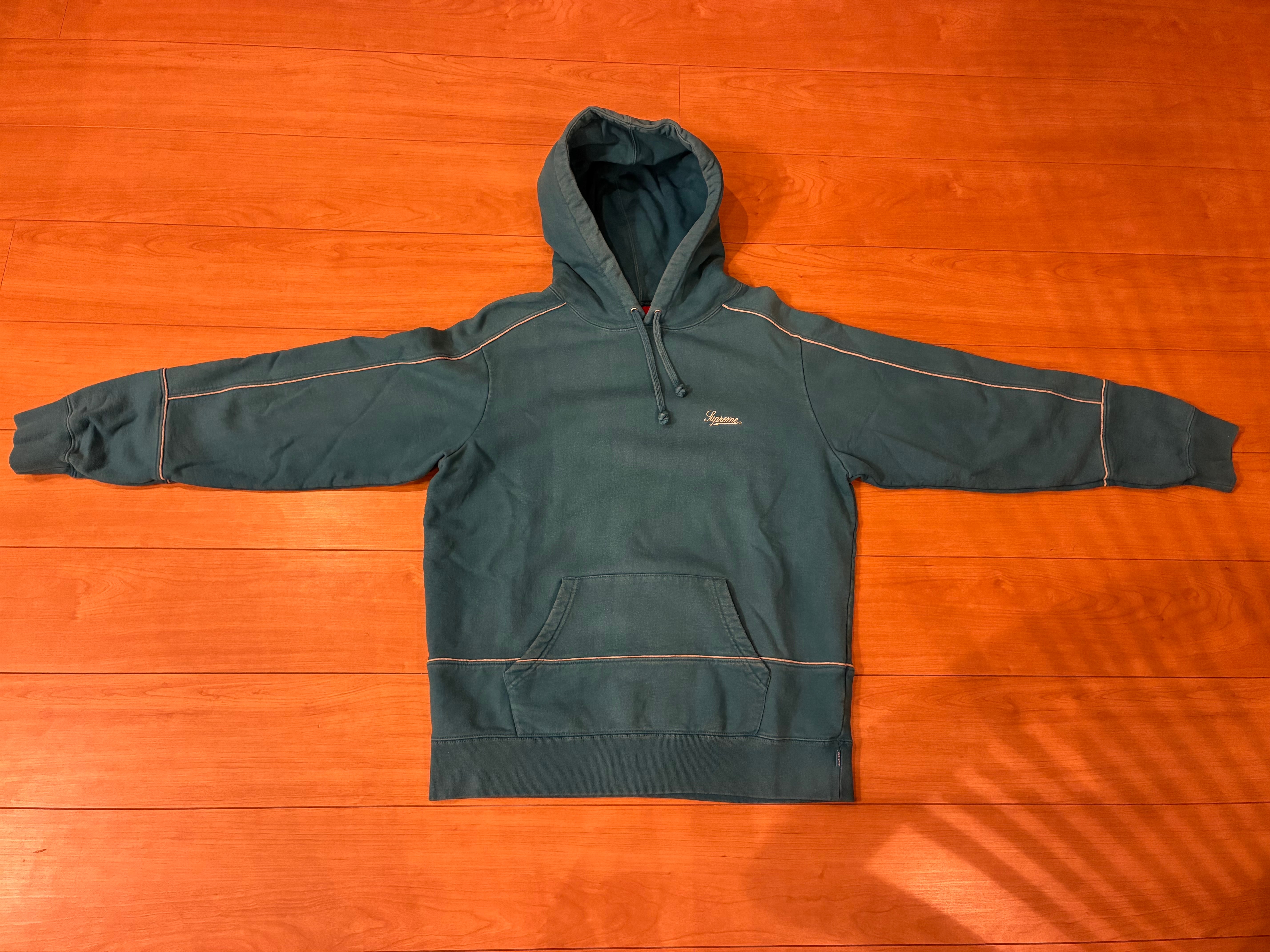 Supreme Piping Hooded Sweatshirt 2018ss