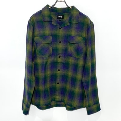 Stussy Sean Plaid L/S Shirt "Green"