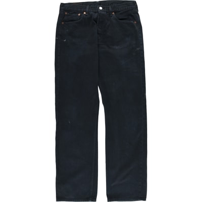 古着 リーバイス Levi's 501 ユーロモデル ブラックデニム ストレートデニムパンツ メンズw33相当/eaa521698