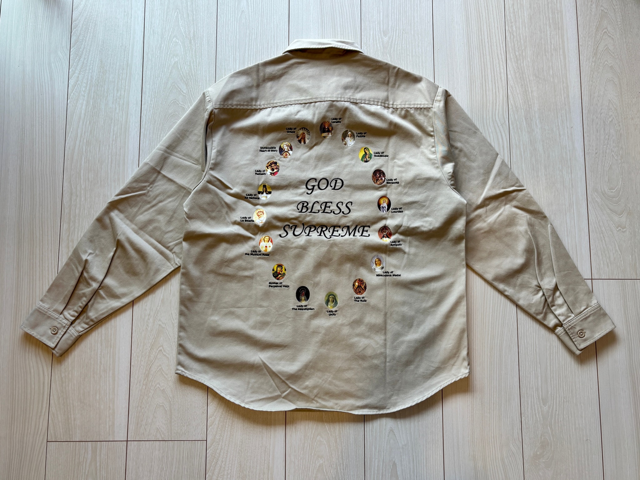 Supreme Our Lady Work Shirt "Khaki"