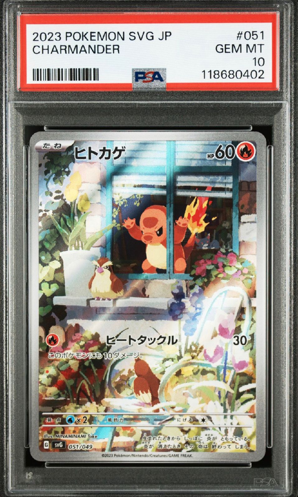 ヒトカゲ :フルイラスト [SVG 051/049](スペシャルデッキセットex「フシギバナ・リザードン・カメックス」)